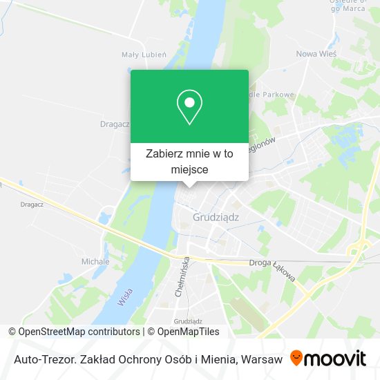 Mapa Auto-Trezor. Zakład Ochrony Osób i Mienia