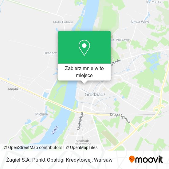 Mapa Żagiel S.A. Punkt Obsługi Kredytowej