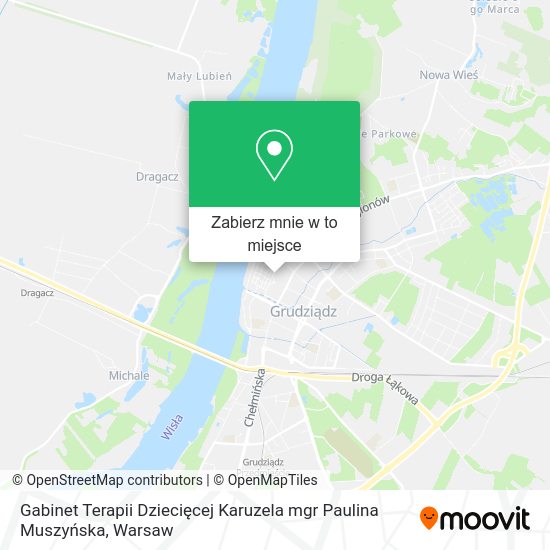 Mapa Gabinet Terapii Dziecięcej Karuzela mgr Paulina Muszyńska