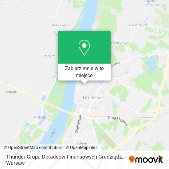 Mapa Thunder Grupa Doradców Finansowych Grudziądz