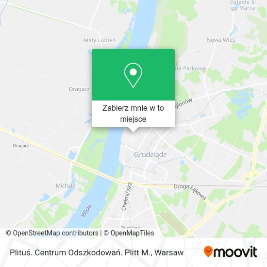 Mapa Plituś. Centrum Odszkodowań. Plitt M.