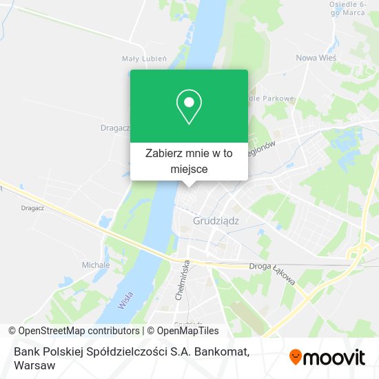 Mapa Bank Polskiej Spółdzielczości S.A. Bankomat