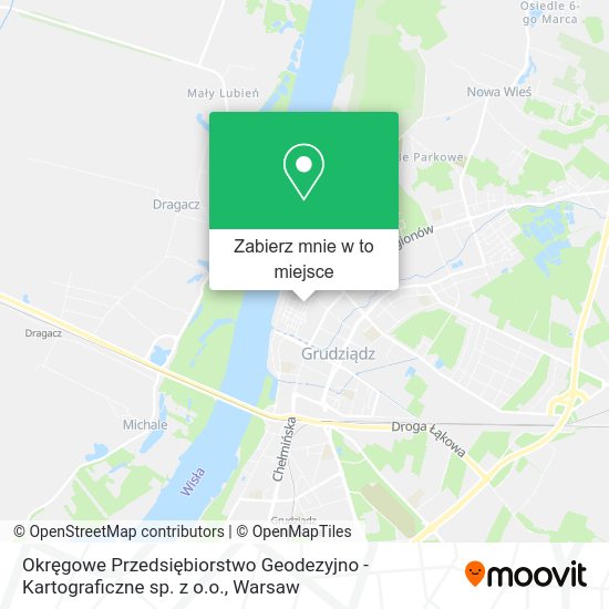 Mapa Okręgowe Przedsiębiorstwo Geodezyjno - Kartograficzne sp. z o.o.