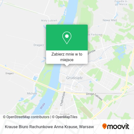 Mapa Krause Biuro Rachunkowe Anna Krause