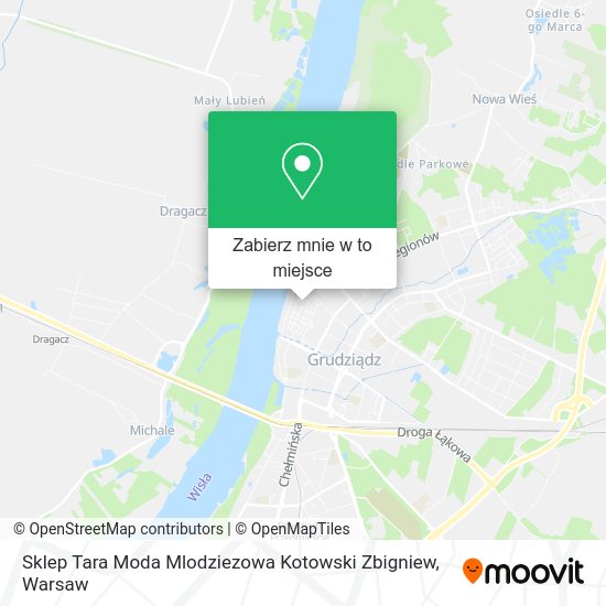 Mapa Sklep Tara Moda Mlodziezowa Kotowski Zbigniew