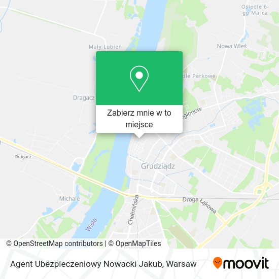 Mapa Agent Ubezpieczeniowy Nowacki Jakub