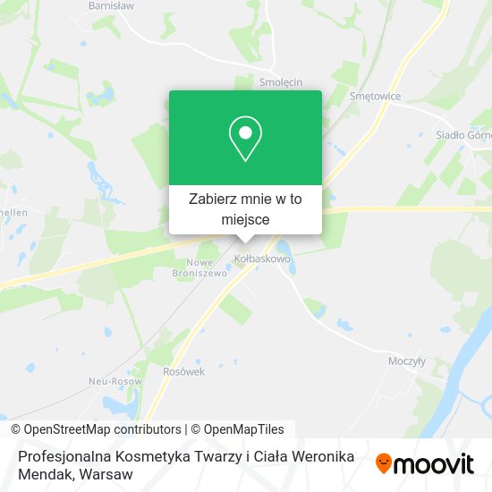 Mapa Profesjonalna Kosmetyka Twarzy i Ciała Weronika Mendak