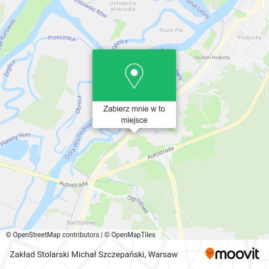 Mapa Zakład Stolarski Michał Szczepański