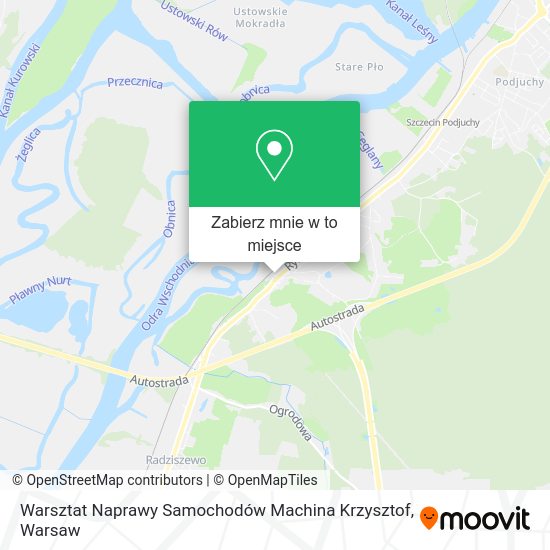 Mapa Warsztat Naprawy Samochodów Machina Krzysztof