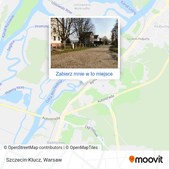 Mapa Szczecin-Klucz