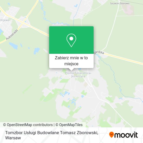 Mapa Tomzbor Usługi Budowlane Tomasz Zborowski