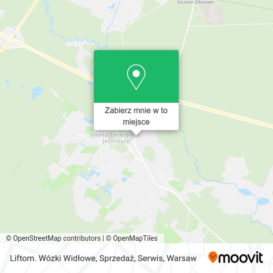 Mapa Liftom. Wózki Widłowe, Sprzedaż, Serwis