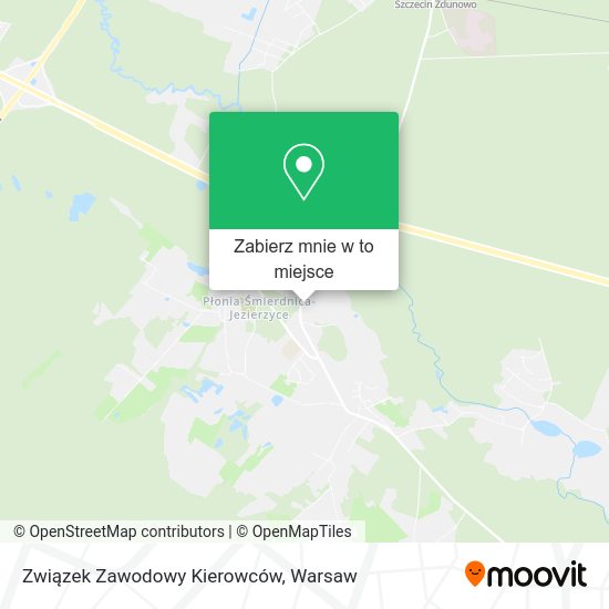 Mapa Związek Zawodowy Kierowców