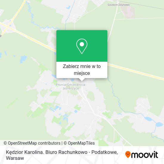 Mapa Kędzior Karolina. Biuro Rachunkowo - Podatkowe