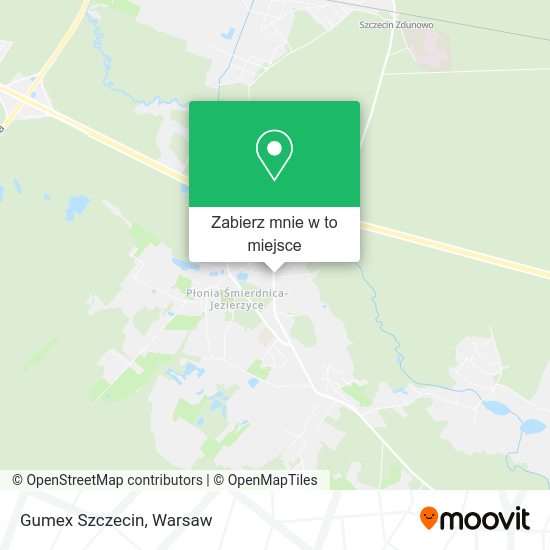 Mapa Gumex Szczecin