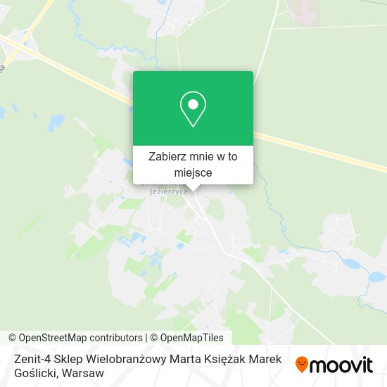 Mapa Zenit-4 Sklep Wielobranżowy Marta Księżak Marek Goślicki