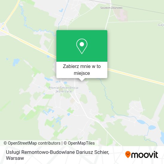 Mapa Usługi Remontowo-Budowlane Dariusz Schier