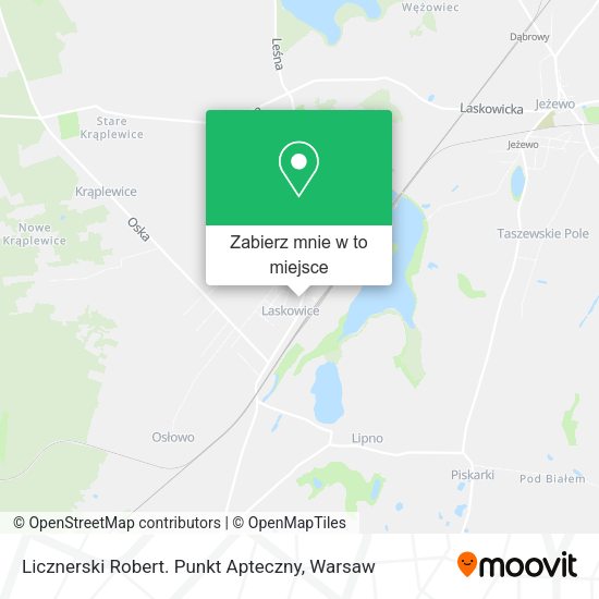 Mapa Licznerski Robert. Punkt Apteczny