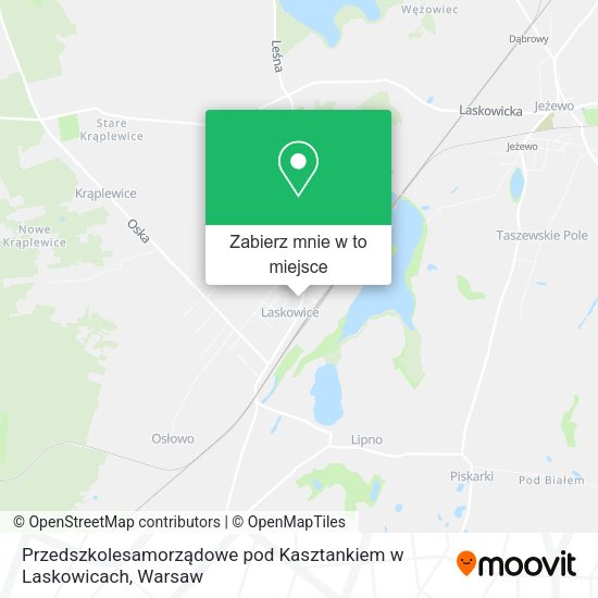 Mapa Przedszkolesamorządowe pod Kasztankiem w Laskowicach