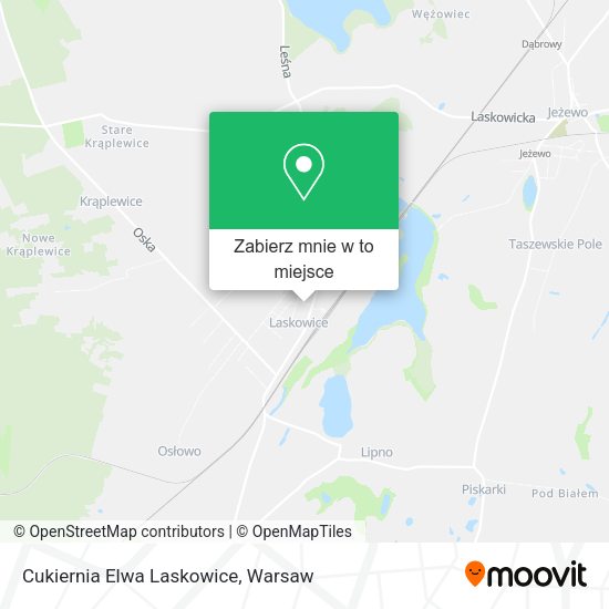 Mapa Cukiernia Elwa Laskowice