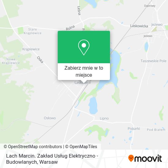 Mapa Lach Marcin. Zakład Usług Elektryczno - Budowlanych