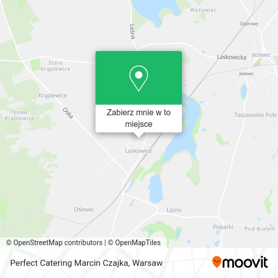 Mapa Perfect Catering Marcin Czajka