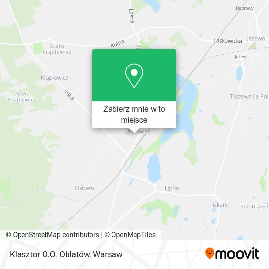 Mapa Klasztor O.O. Oblatów