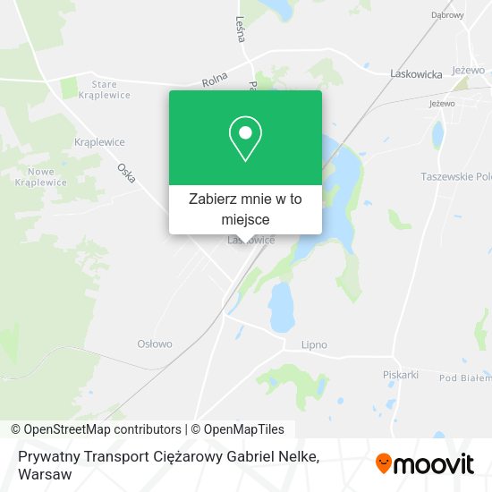 Mapa Prywatny Transport Ciężarowy Gabriel Nelke