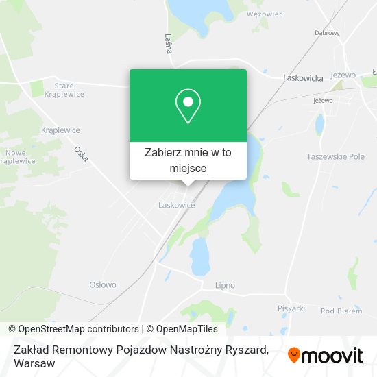 Mapa Zakład Remontowy Pojazdow Nastrożny Ryszard