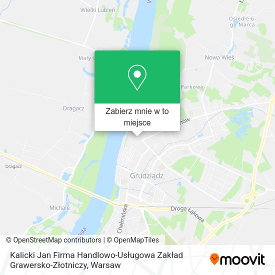 Mapa Kalicki Jan Firma Handlowo-Usługowa Zakład Grawersko-Złotniczy