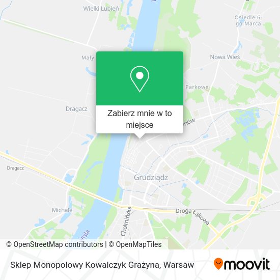 Mapa Sklep Monopolowy Kowalczyk Grażyna