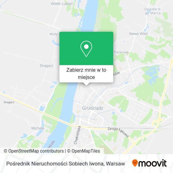 Mapa Pośrednik Nieruchomości Sobiech Iwona