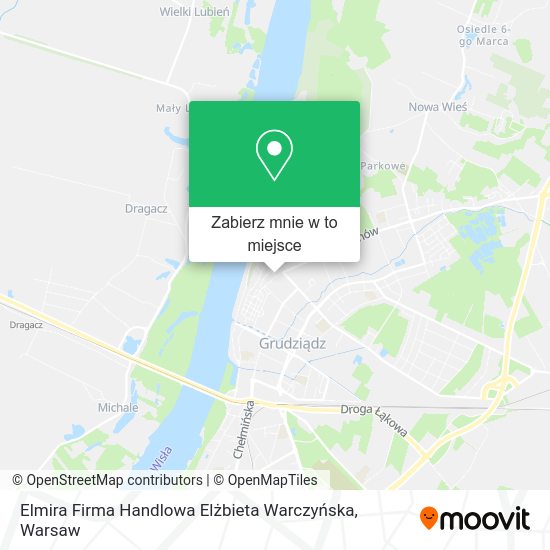 Mapa Elmira Firma Handlowa Elżbieta Warczyńska