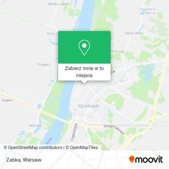 Mapa Zabka