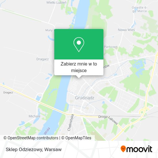 Mapa Sklep Odziezowy