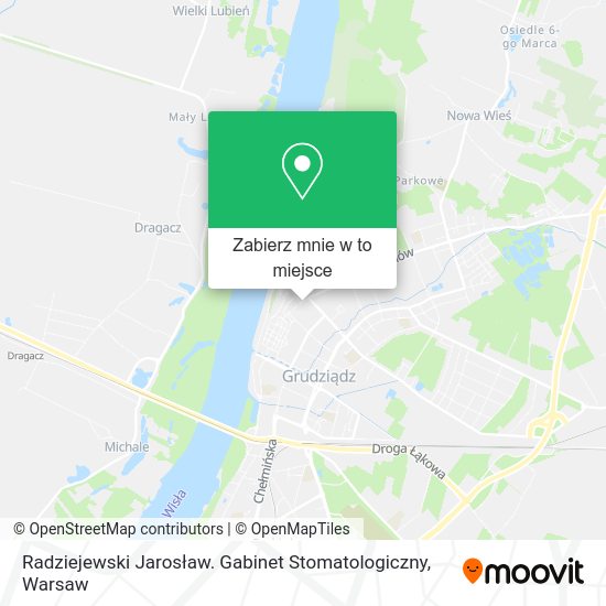 Mapa Radziejewski Jarosław. Gabinet Stomatologiczny