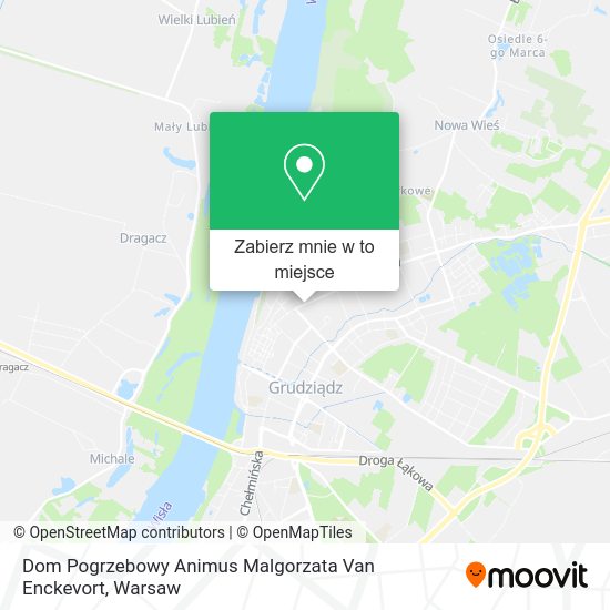 Mapa Dom Pogrzebowy Animus Malgorzata Van Enckevort