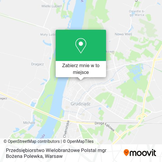 Mapa Przedsiębiorstwo Wielobranżowe Polstal mgr Bożena Polewka