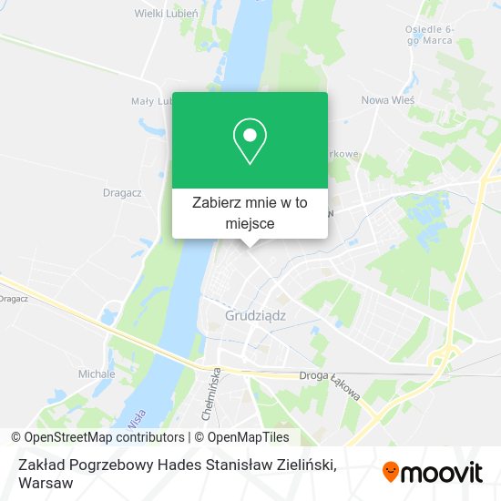 Mapa Zakład Pogrzebowy Hades Stanisław Zieliński