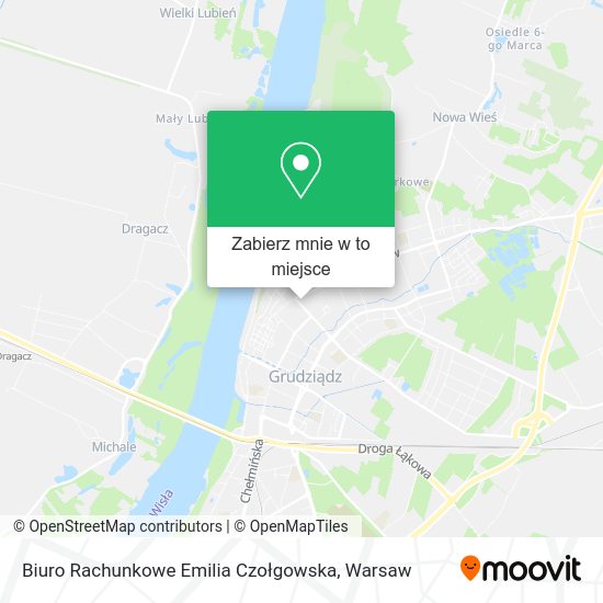 Mapa Biuro Rachunkowe Emilia Czołgowska