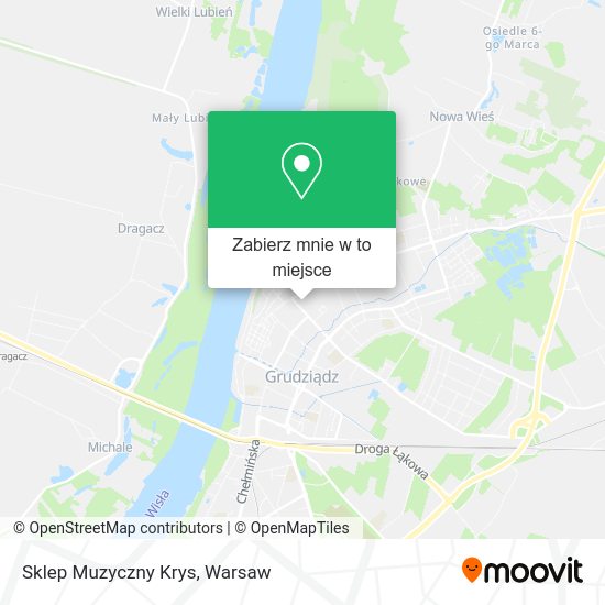 Mapa Sklep Muzyczny Krys