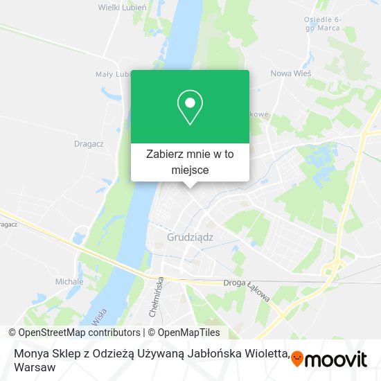 Mapa Monya Sklep z Odzieżą Używaną Jabłońska Wioletta