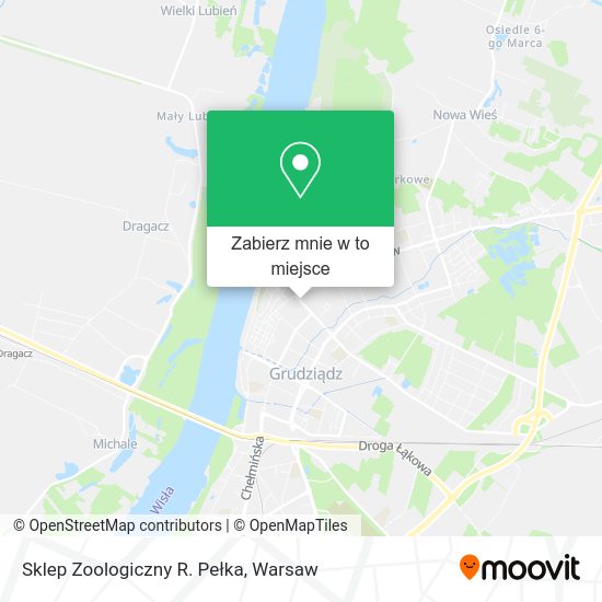 Mapa Sklep Zoologiczny R. Pełka