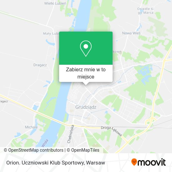 Mapa Orion. Uczniowski Klub Sportowy