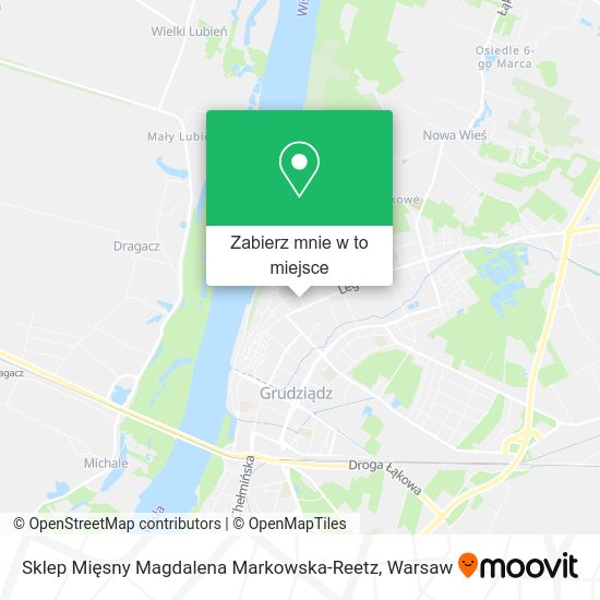 Mapa Sklep Mięsny Magdalena Markowska-Reetz