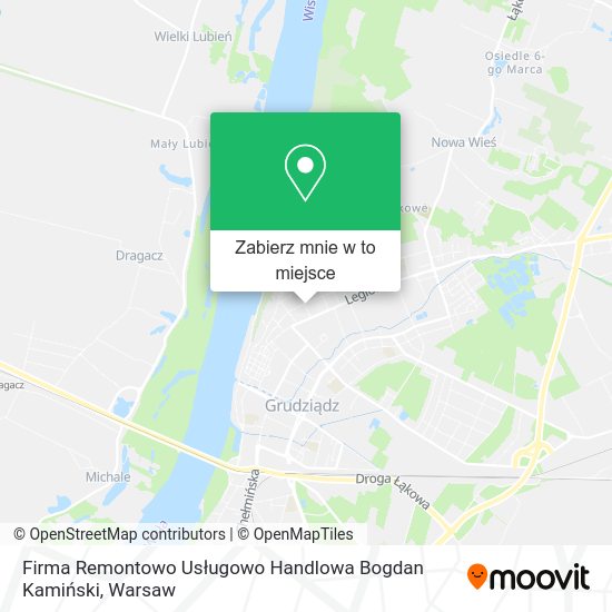 Mapa Firma Remontowo Usługowo Handlowa Bogdan Kamiński