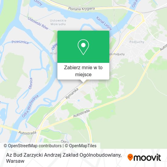 Mapa Az Bud Zarzycki Andrzej Zakład Ogólnobudowlany