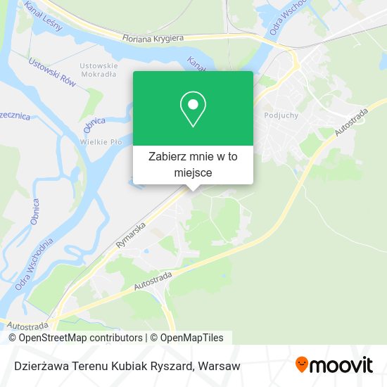 Mapa Dzierżawa Terenu Kubiak Ryszard