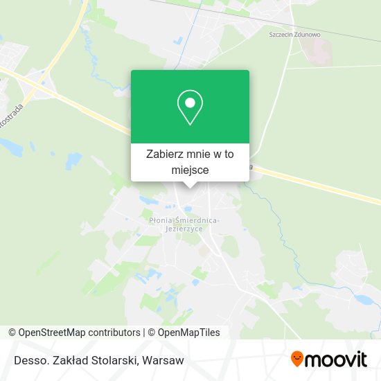 Mapa Desso. Zakład Stolarski