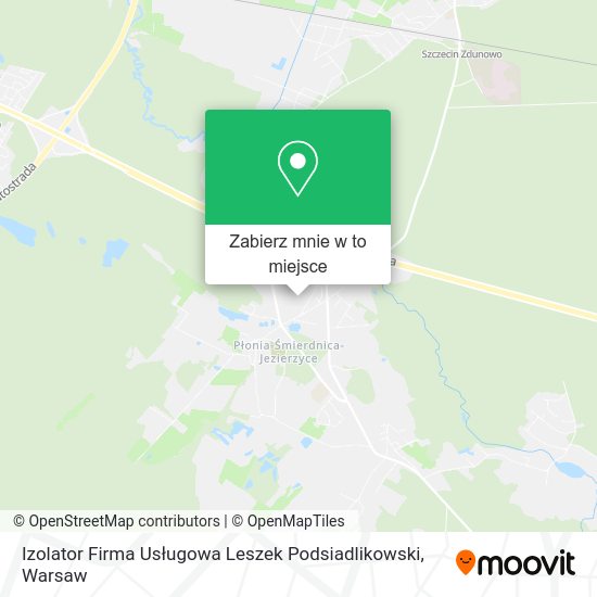 Mapa Izolator Firma Usługowa Leszek Podsiadlikowski